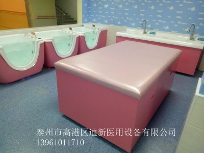 迪新婴儿洗浴设备高分子婴儿洗浴中心婴儿洗礼池定制图1